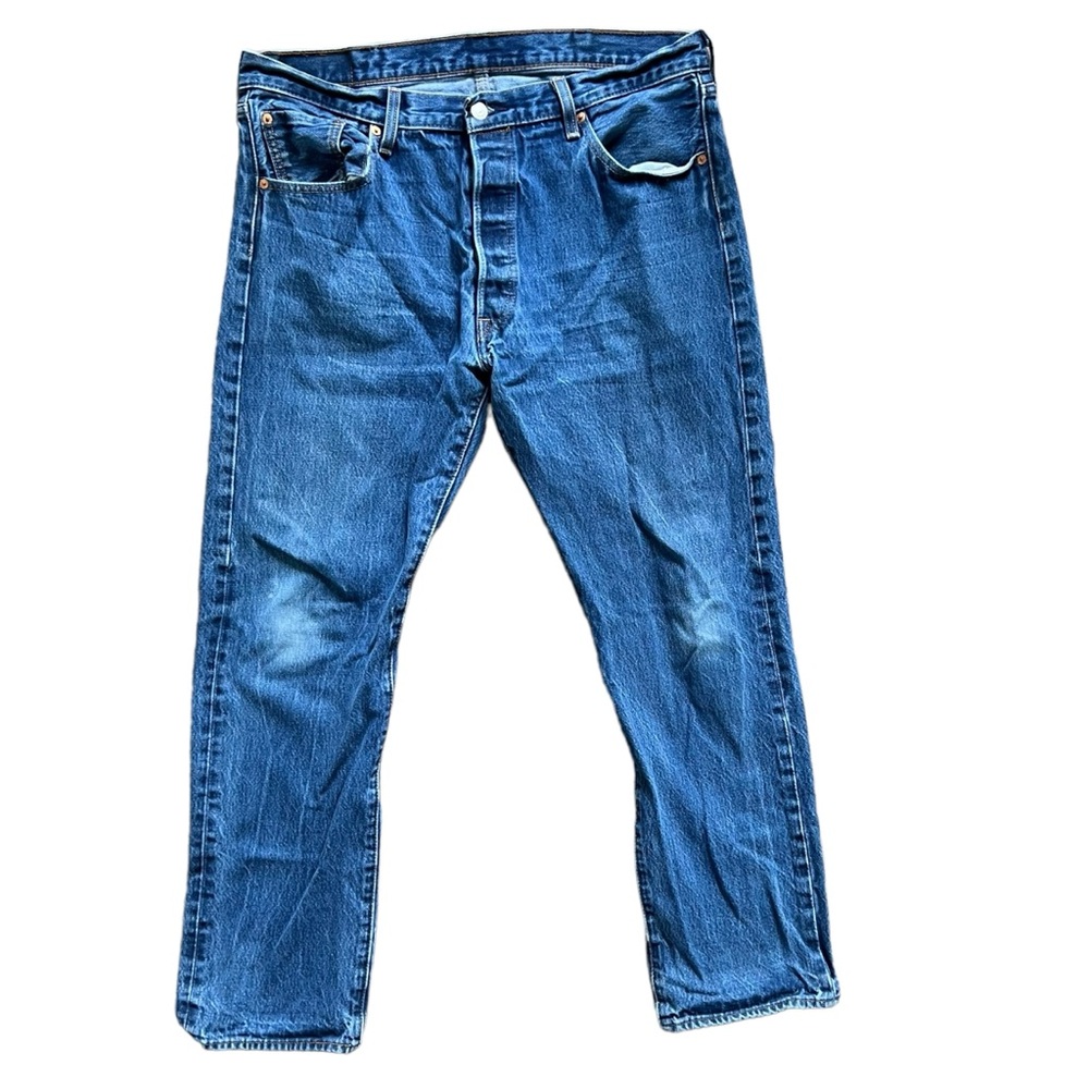 Levi's Men's 501 Original Shrink to Fit Regular Fit Straight Leg Jeans sz 38x34